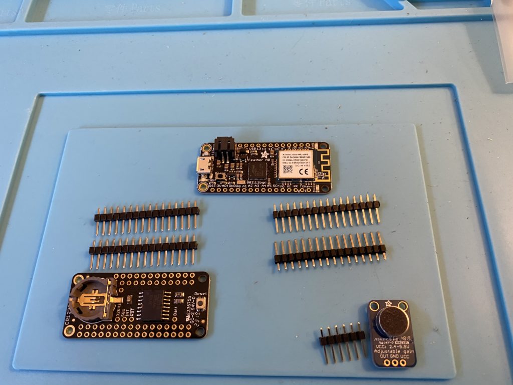 Parts for the M0 Microphone prototype